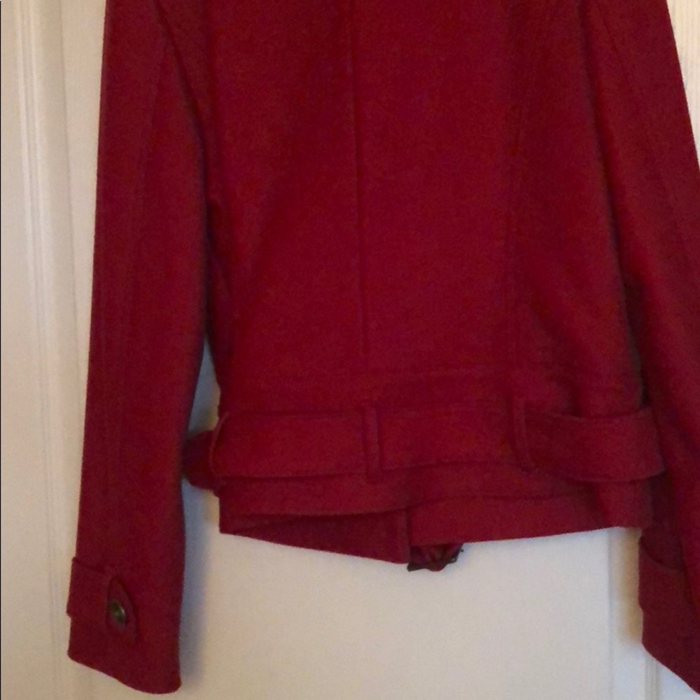 Red wool jacket. - Picture 4 of 4